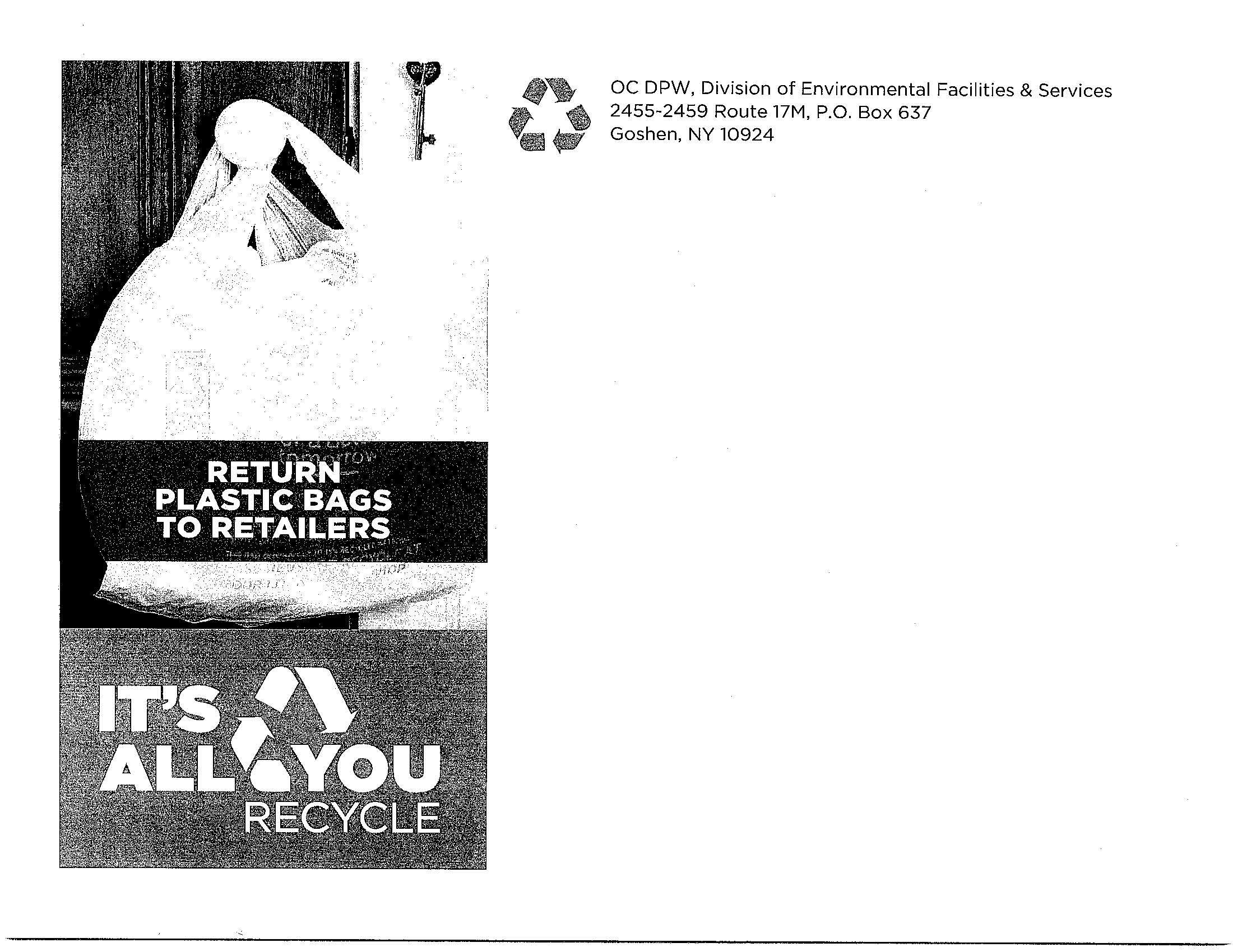 Greenwood Lake Recycle Facts